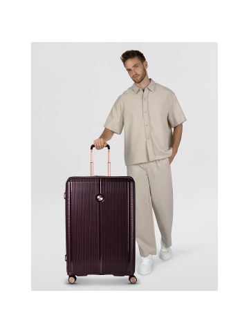 Polestream Paris 4 Rollen Trolley 78 cm in amethyst metallic