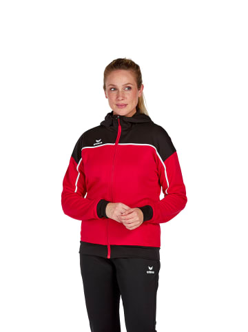 erima Damen Change By Erima Trainingsjacke mit Kapuze in rot/schwarz/weiss
