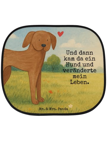 Mr. & Mrs. Panda Blendschutz Auto Hund Dogge Design mit Spruch in Weiß
