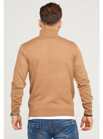 SOULSTAR Pullover TIBERIUS in Tan