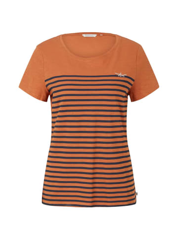 TOM TAILOR Denim T-Shirt RELAXED STRIPED in Mehrfarbig