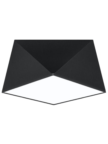 Nice Lamps Deckenleuchte KOMA 25 in schwarz (L)25cm (B)25cm (H)15cm