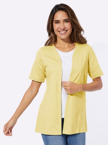 Sieh an! Shirtjacke in zitrone