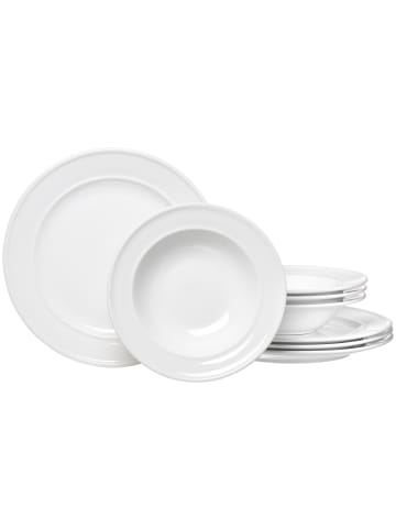 Ritzenhoff & Breker 8er Set Tafelservice Simple in weiß