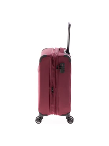 Gladiator 4700 4 Rollen Kabinentrolley 55 cm mit Dehnfalte red