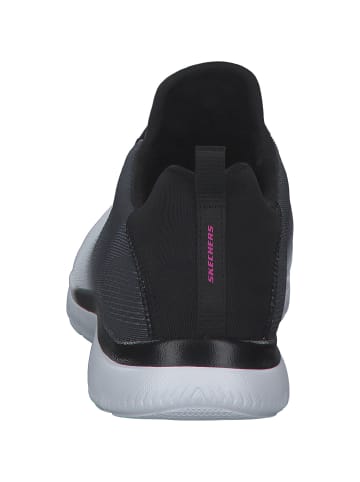 Skechers Slip-On-Sneaker in black white