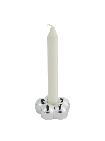 Butlers Kerzenhalter BLOOM 6er-Set in Silber