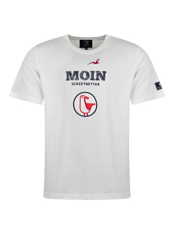 SCHIETWETTER T Shirt "Kerg Klookschieter" in weiß