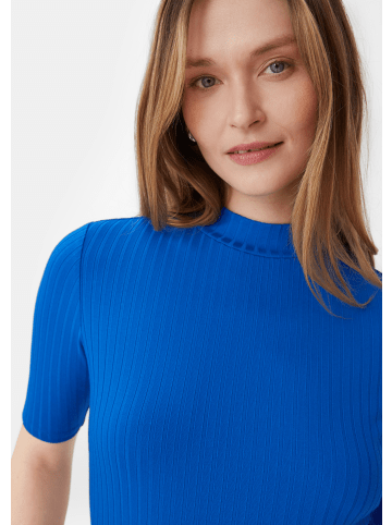 comma T-Shirt kurzarm in Blau