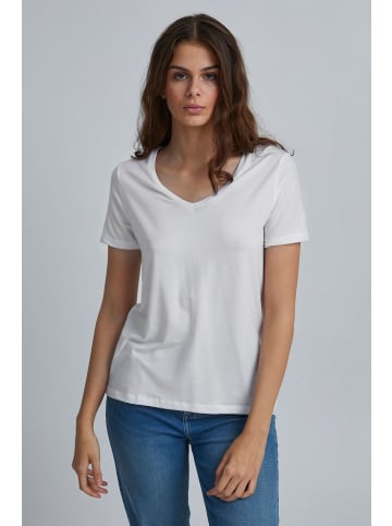 b.young T-Shirt BYREXIMA V-NECK TSHIRT -20807597 in weiß
