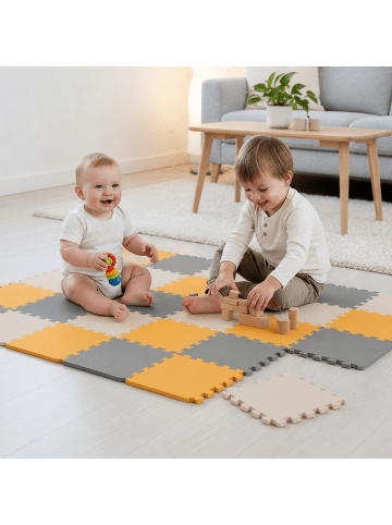 LittleTom Baby Spielmatte Sonia 27-tlg. im 3 Farben Mix