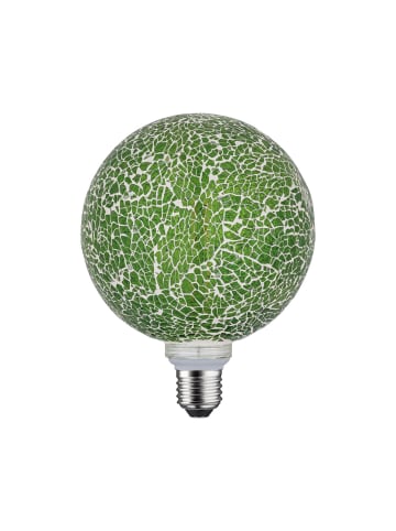 paulmann LED G125 Miracle Mosaic 470lm green dim E27 2700K 230V F