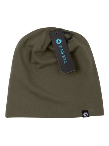 Stark Soul® Slouch Beanie Mütze Unisex in Khaki