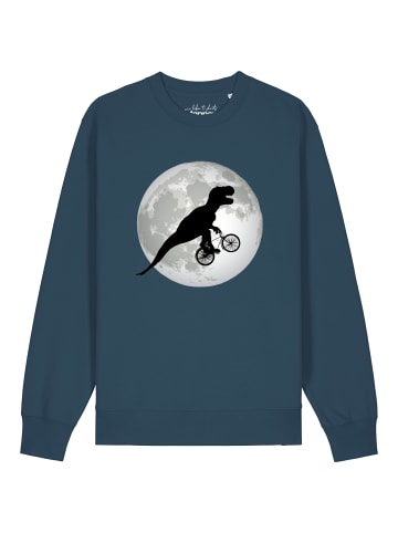 wat? Apparel Sweatshirt Flying TRex in Petrol
