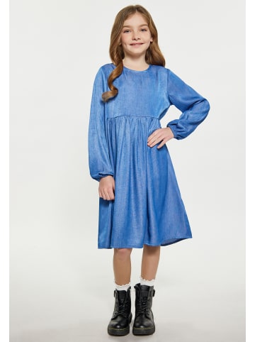 DreiMaster Vintage Mädchen (Kids) Kleid in Hellblau Denim