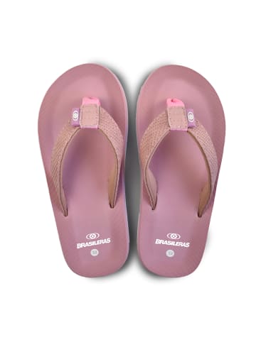 Brasileras Zehentrenner "Puff" in Pink