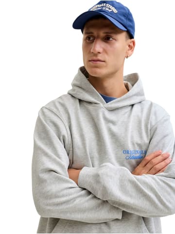 Jack & Jones Sweatshirt JORNORREBRO TYPO BACK SWEAT HOOD in Weiß