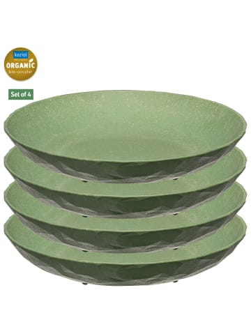 koziol CLUB PLATE 220mm - Tiefer Teller 220mm in nature leaf green