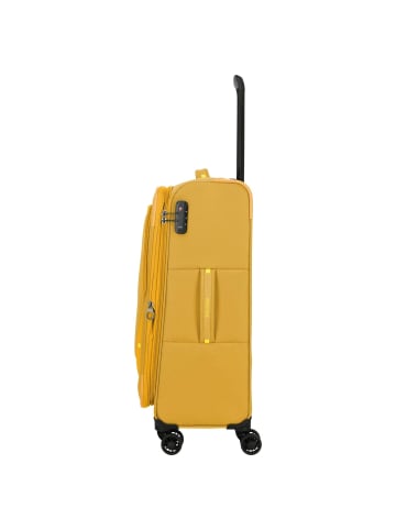 travelite Umbria - 4-Rollen-Trolley M 67 cm erw. (golden glow) in golden glow