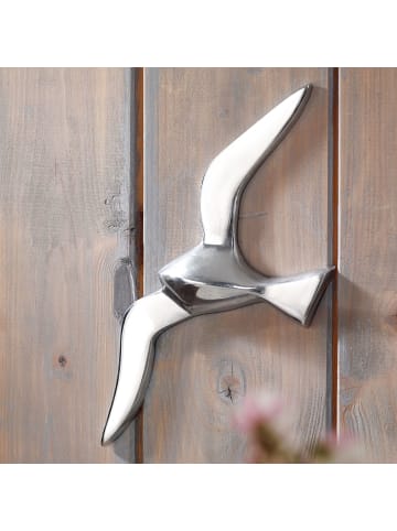 FineBuy Geweih in Silber / Aluminium / 30x3x13