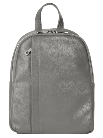 Samantha Look Rucksack echt Leder in grau
