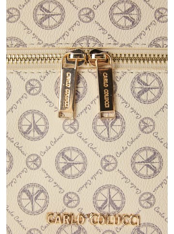 Carlo Colucci Kosmetiktasche Craighero in Creme