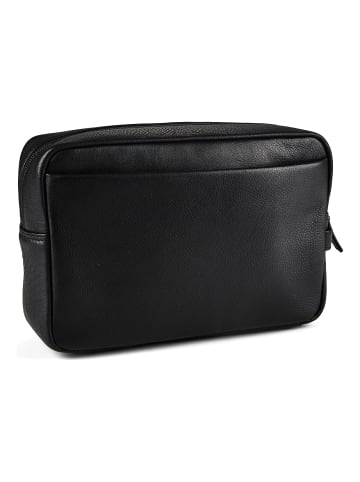 Braun Büffel Golf 3.0 Kulturbeutel Leder 25.5 cm schwarz