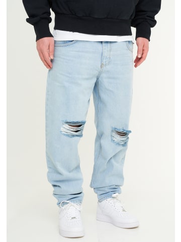DAILY COTTON Jeans - DCSAVANETA Lange Hose Ripped Tapered-Fit in Ice Blue