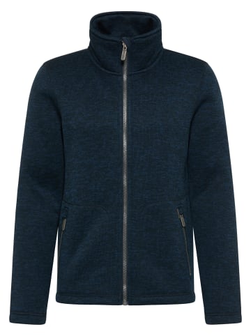 ICEBOUND Herren Strickfleecejacke in Marine Melange