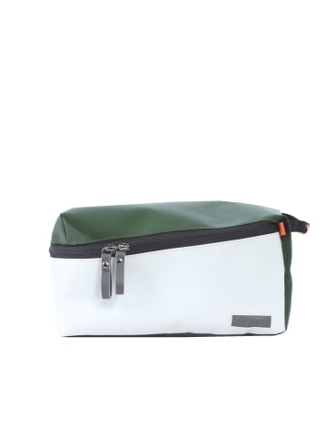 7CLOUDS Kulturbeutel Keil 7.1 in white-green