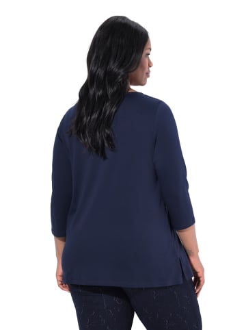 Ulla Popken Shirt in dunkles marine