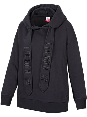 Fußballverein 1. FC Köln Pullover "Hoodie Kohlenstraße" in Schwarz