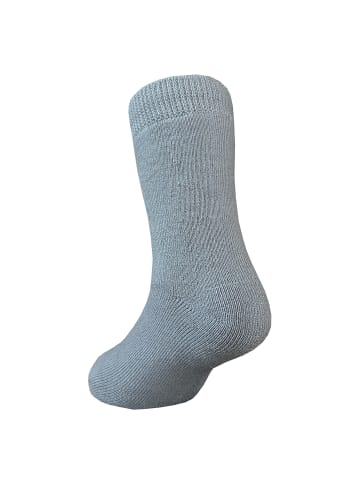 Yalion 3er-Set: Antirutschsocken Vollplüsch in Grau