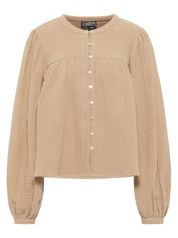 DreiMaster Vintage Bluse in Steinbeige