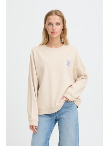 ICHI Sweatshirt IHBAUMA Loose fit in BIRCH / MULTI