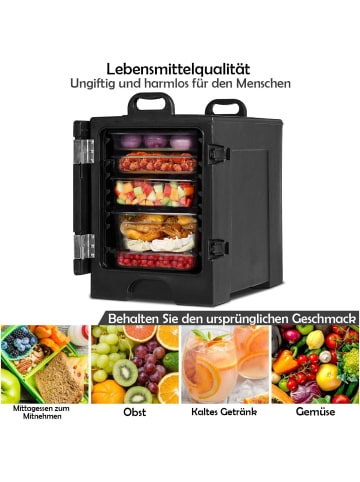 COSTWAY 77L Isolierbox in Schwarz