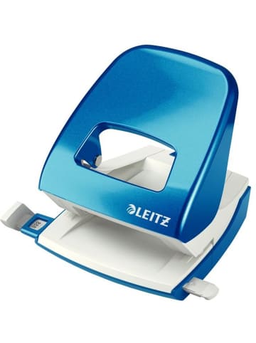 Leitz Locher 2,5mm mit Anschlagschiene blau metallic