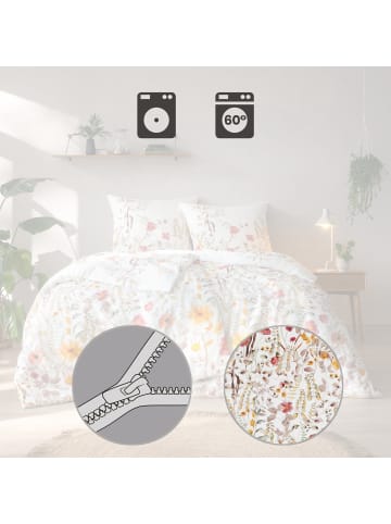 Estella Mako-Satin Bio Bettwäsche in beige