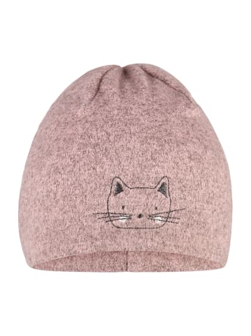Sterntaler Beanie Katze in rose mel.