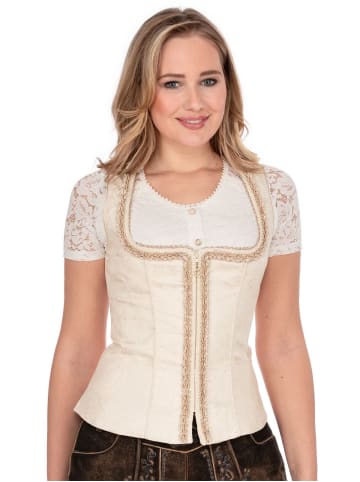 Krüger Dirndl Mieder 416966 in beige