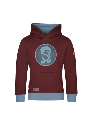 Trollkids Hoodie "Troll" in Kastanienbraun/Mystik Blau