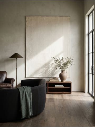KADIMA DESIGN Kurzflorteppich Uni Antirutsch pflegeleicht Wohnzimmer Schlafzimmer in Creme