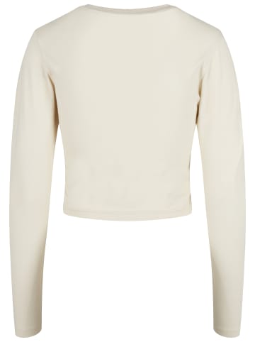 Urban Classics Long Sleeves in whitesand