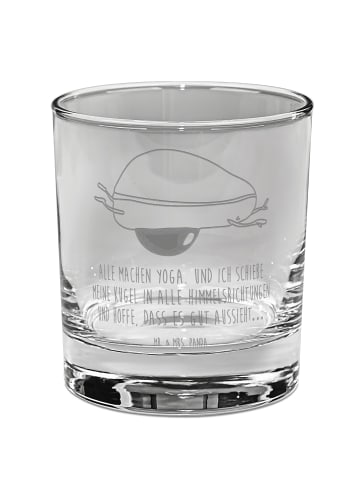 Mr. & Mrs. Panda Tumbler Avocado Yoga mit Spruch in Transparent
