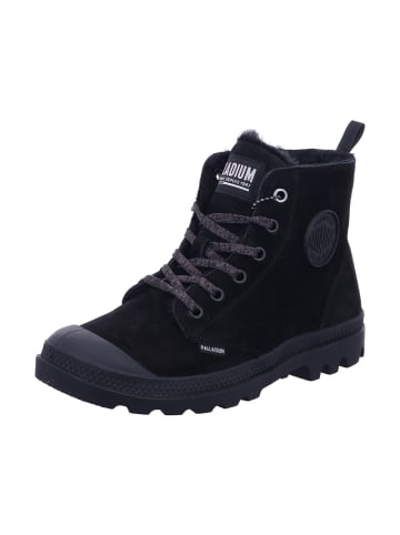 Palladium Schnürstiefelette in schwarz