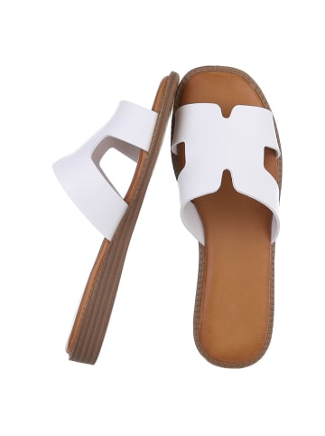 Ital-Design Sandale & Sandalette in Weiß
