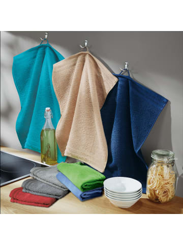 Erwin Müller Frottier Frottier-Geschirrtuch 2er-Pack in hellblau