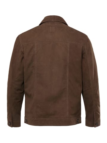 JP1880 Lederjacke in tabakbraun