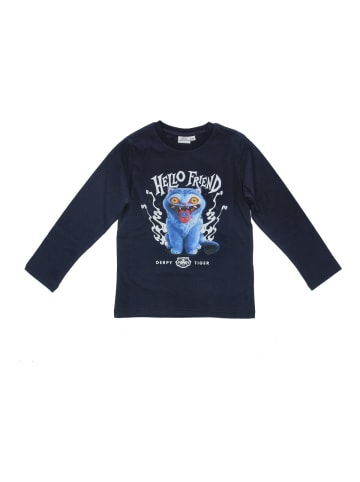 COFI 1453 KPop Demon Hunters Kinder Pyjama Zweiteiler Langarmshirt und in Dunkelblau