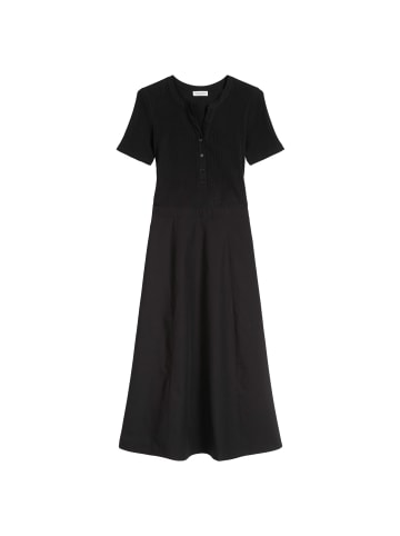 Marc O'Polo Geripptes Jerseykleid fitted in Schwarz